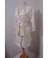 Jane Powell Wardrobe White Diabless Coat Dress With Satin Lace Shoes - $359.99
