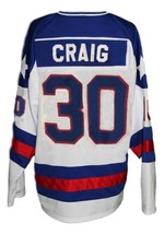 Any Name Number Team USA Miracle On Ice Hockey Jersey New White Any Size image 5