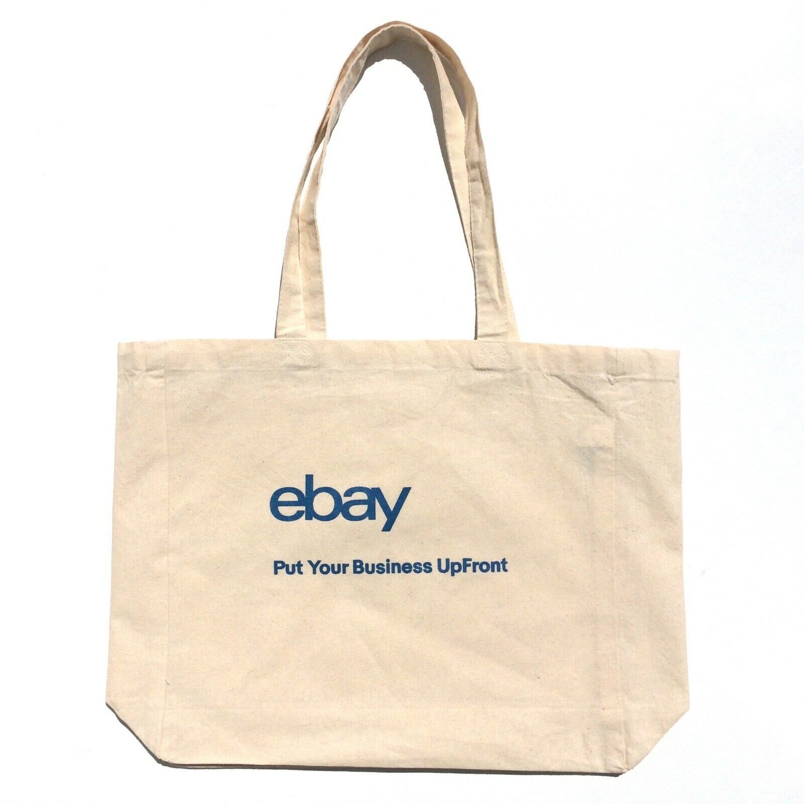 Upfront Logo Canvas Tote Bag Put Your Business Upfront ana Swag New