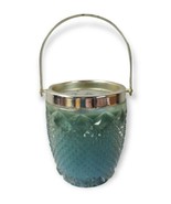 Vintage Estee Lauder Fragrance Perfume Candle Basket Glass 2.75 in - $67.89