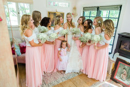 Plus Size Blush Pink Chiffon Skirt Wedding Chiffon Skirt Outfit Floor Length image 11