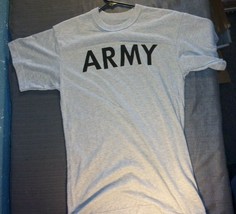 UNITED STATES ARMY HOT WEATHER GRAY LIGHT FIGHTER HOT WEATHER SHIRT LARGE - $14.57
