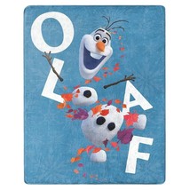 Northwest Enterprises Disney Frozen 2 Olaf Silky Soft Throw Blanket 40" X 50" Ol - $29.99