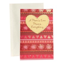 Valentines Day Greeting Card for Mom - A Mom&#39;s Love Means Everything - S... - $23.80