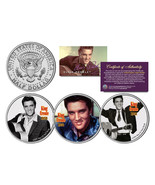 ELVIS PRESLEY * King Creole * Colorized JFK Half Dollar U.S. 3-Coin Set ... - £14.73 GBP