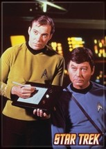 Star Trek: The Original Series Kirk and McCoy Portrait Magnet NEW UNUSED - $3.99