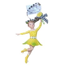 Kurt Adler Ornament Lemon Lime Citrus Dress Fairie Fairy Girl Christmas ... - $9.73