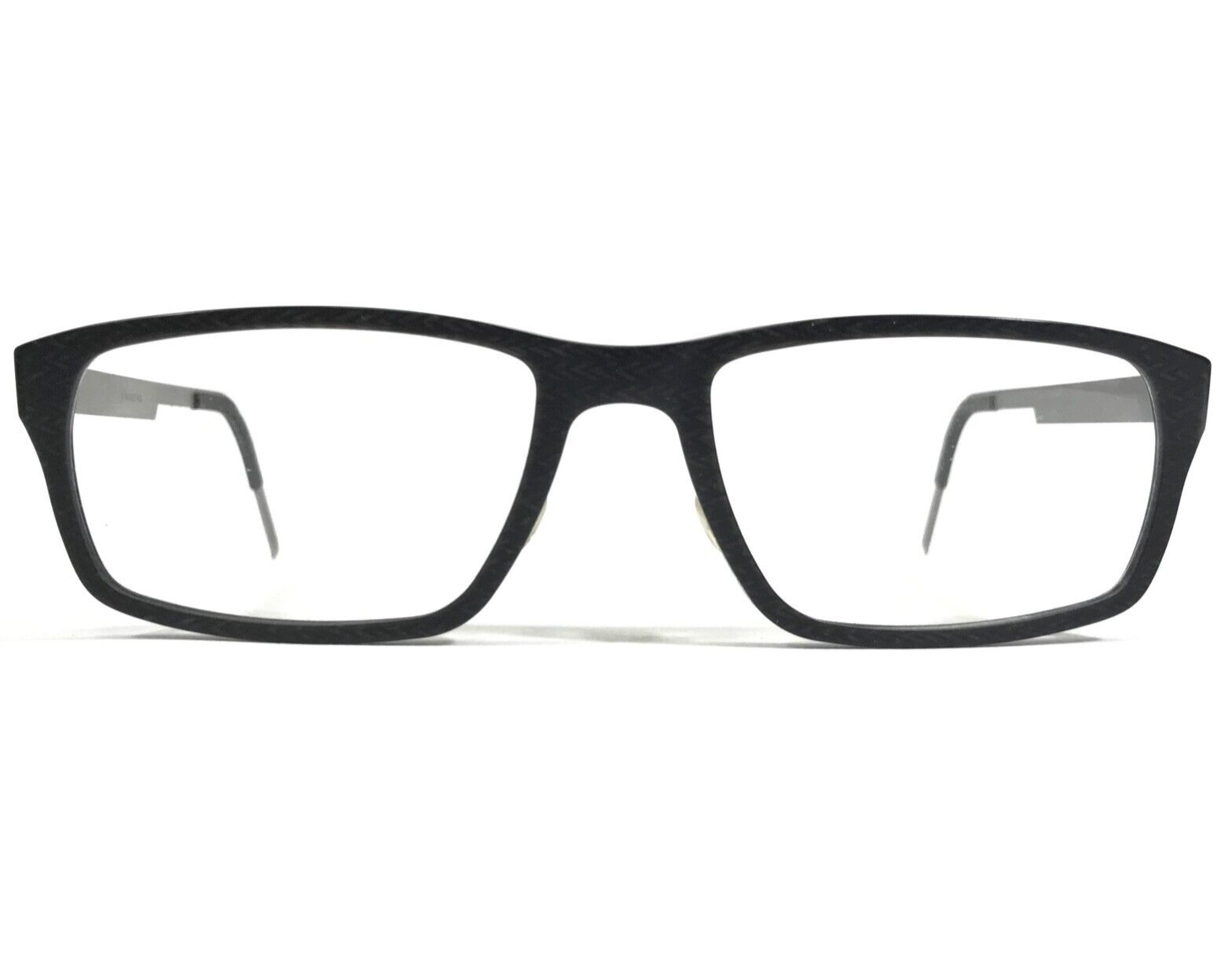 Lindberg Eyeglasses Frames 1239 Col.AE94 Black Silver Chevron Gray 54