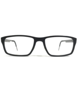 Lindberg Eyeglasses Frames 1239 Col.AE94 Black Silver Chevron Gray 54-17-135 - $280.29