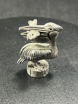 Vintage Pewter Image Miniature Pelican Bird Figurine - $9.85