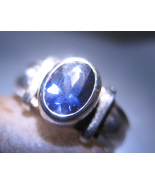 Haunted RING ORACLE PSYCHIC DREAM LIGHTING MAGICK Spell 925 LOLITE WITCH Cassia4 - $55.33