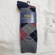 Polo Ralph Lauren Argyle Super Soft Dress Socks 3-Pack Pair ZP899846PKN ... - $22.99