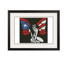 All Stitches    Patriotic Fairy Cross Stitch Pattern .Pdf  181 - $2.75