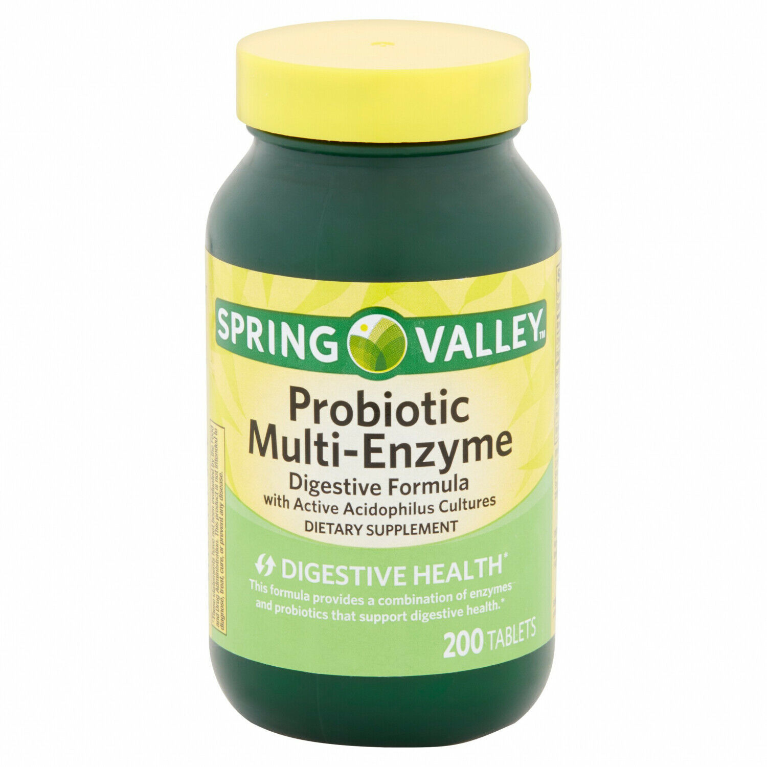 Spring Valley Probiotic MultiEnzyme Digestive Formula Tablets, 200 Ct
