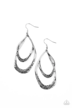 Paparazzi Beyond Your Gleams Silver Earrings - New - $4.50