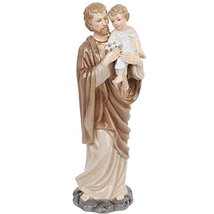 PTC Saint Joseph with Baby Jesus Religious Statue Figurine, 11.5&quot; H - $52.99
