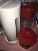 Mr. Coffee THE ICED TEA POT TM1 Iced Tea Maker Machine 2 QT Red