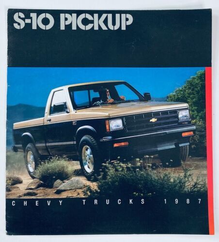 1987 Chevrolet Trucks S-10 Pickup Dealer Showroom Sales Brochure Guide 