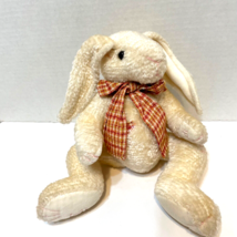 Vintage 2000 Boyds Bears Tatters T Hareloom Easter Bunny Sitting Plush Stuffed - $18.54