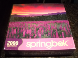 Springbok Jigsaw Puzzle 2009 Purple Majesty 2000 Pieces Factory Sealed Box - $39.99