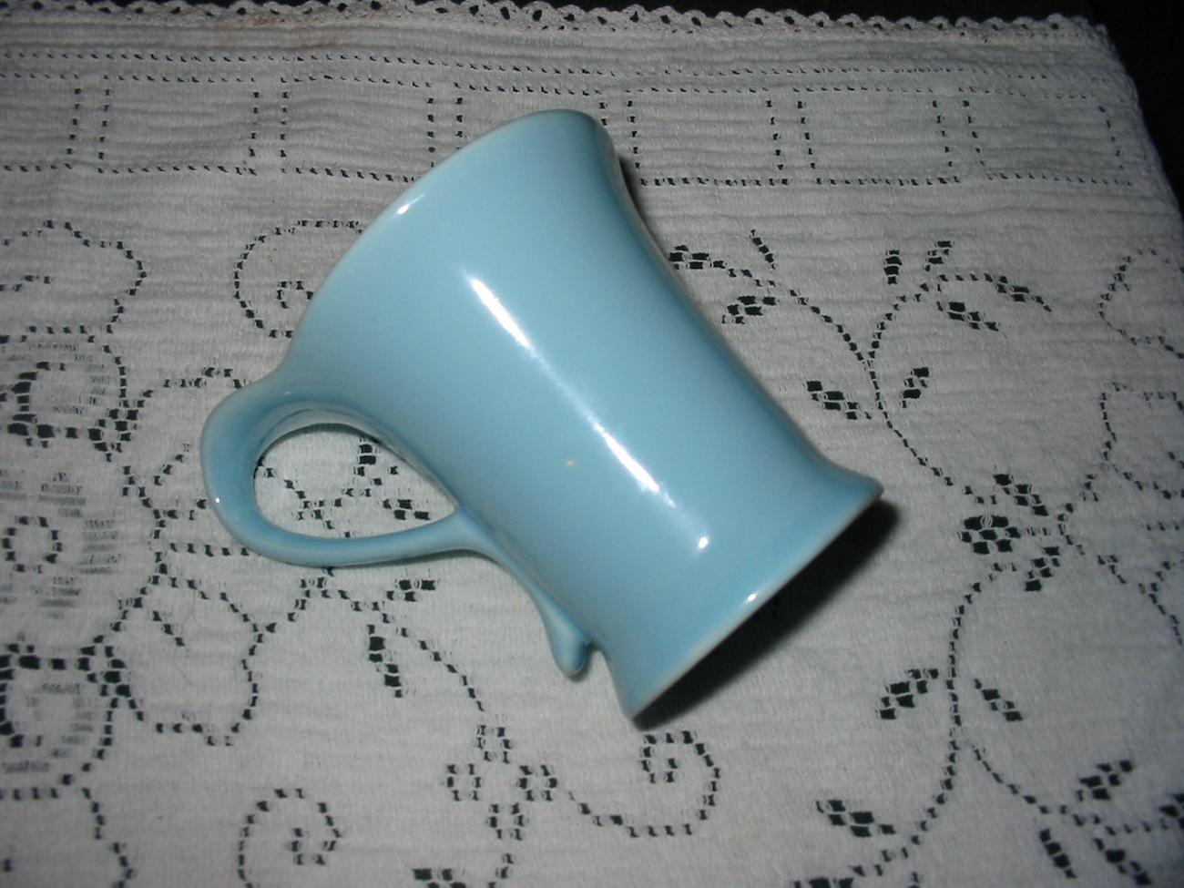 Vintage Cup and Snack Plate Pottery & Glass