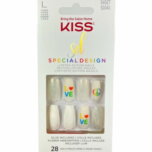 Press on Nails Pride Rainbow Nails With Designs Fake 