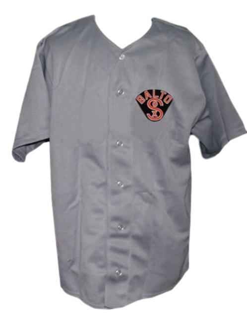 Baltimore black sox retro baseball jersey 1926 button down grey   1
