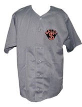 Baltimore Black Sox Retro Baseball Jersey 1926 Button Down Grey Any Size image 1
