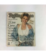 August 1990 Rolling Stone Magazine 2 Live Crew Fighting Back Julia roberts - $8.99