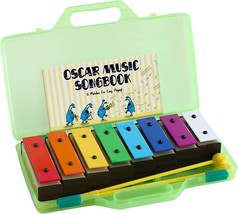 LOLYSIC 15 Tone Xylophone Glockenspiel Colorful Wooden Xylophone Xilofono  Instrument with 2 Mallets for Beginner