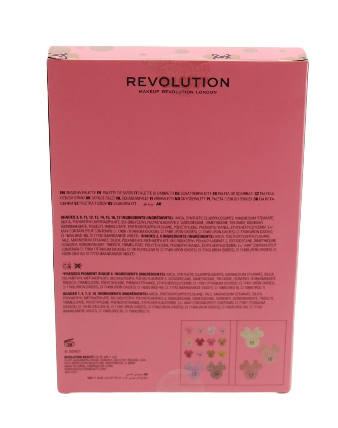 Disney’s Minnie Mouse x Makeup Revolution All Eyes on Minnie Eyeshadow