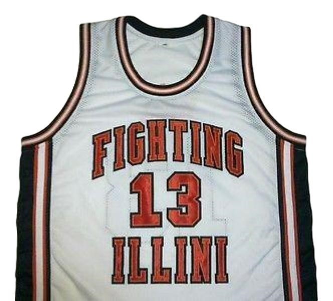 Kendall gill fighting illinois college basketball jersey 1