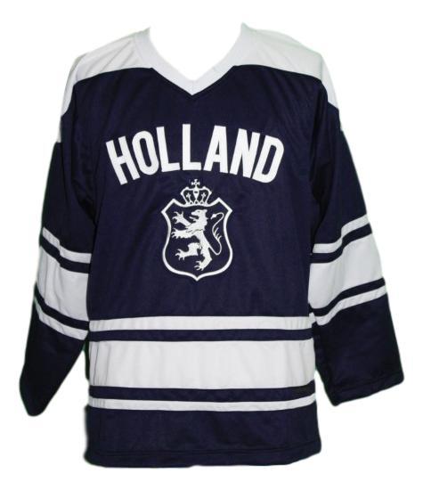 Team holland hockey jersey nacy blue   1