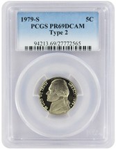 1979-S Type 2 Jefferson Nickel PR69DCAM PCGS  Clear 'S'  20180061 - $18.69