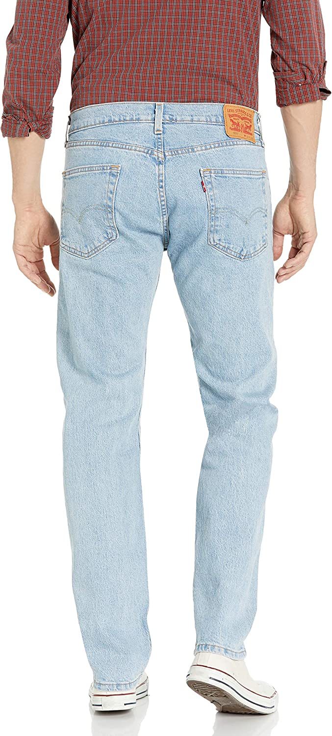 levi's shooting star stonewash men's 505 regular fit jeans, us 34x30