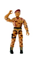 Lanard Gi Joe Cobra action figure vtg military toy The Corps Hammer Airborne tan - $19.69