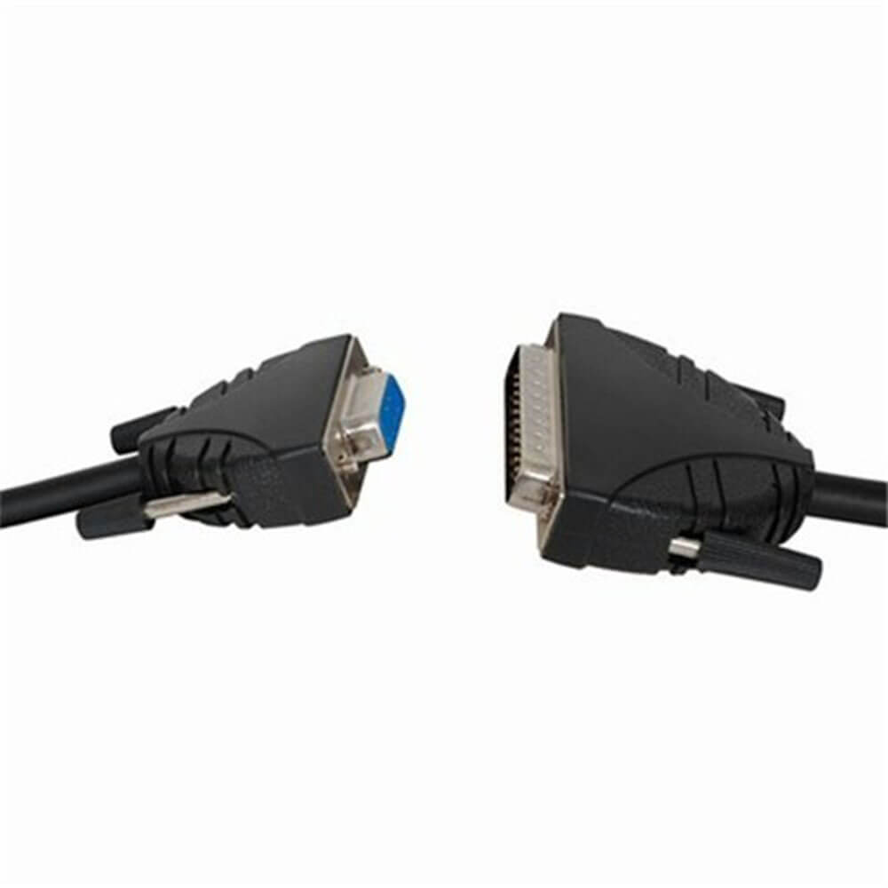 Jaycar D25 Plug to DB9 Socket Serial Modem Computer Cable 1.8m