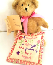 Vintage Boyds Bear Darlin' with Embroidered Daughter is a Friend Blanket 8 in - $13.60