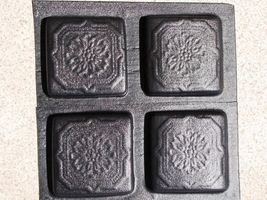 Victorian 5"x5" Tile Molds (12) Make Hundreds of Cement Plaster Floor Wall Tiles image 7