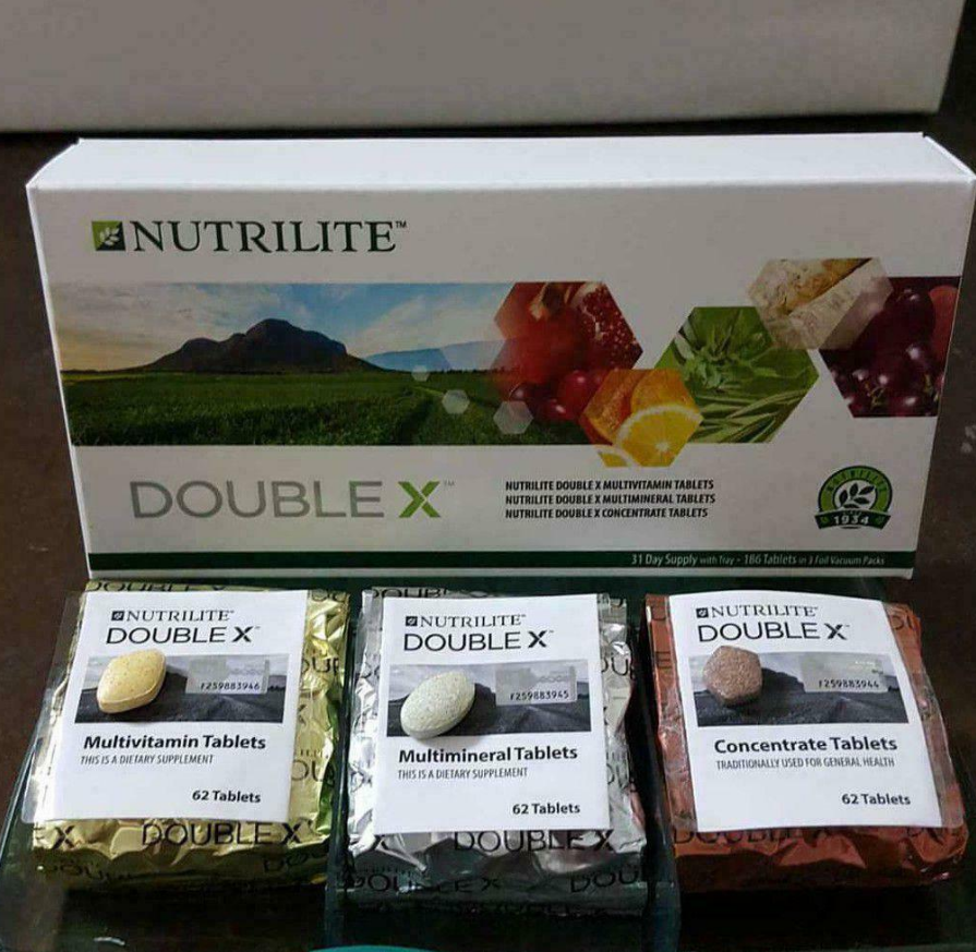 1 X AMWAY NUTRILITE DOUBLE X MULTIVITAMIN 186 TABLETS REFILL EXPRESS SHIP Vitamins & Lifestyle