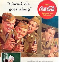 Coca Cola Soldiers 1942 Advertisement Military Coke Soda Pop DWY1A - $34.99