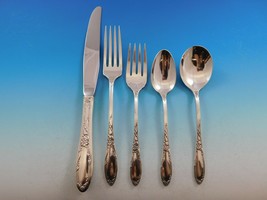 Virginian by Oneida Sterling Silver Flatware Set for 6 Service 35 Pieces Vintage - $1,579.05