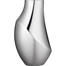 Flora by Georg Jensen Stainless Steel Vase Medium Modern - New - $177.21