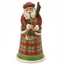 Jim Shore Scottish Santa Statue Heartwood Creek Collection 6.75" High Christmas