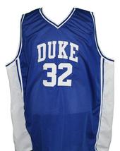 Christian Laettner #32 Custom College Basketball Jersey New Sewn Blue Any Size image 1