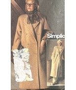 Simplicity Sewing Pattern 6578 Coat Lined Uncut Size12 Connoisseur Colle... - $12.99
