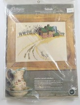 Vintage Paragon Farmhouse Harvest Solitude Crewel Stitchery Sealed Kit #0637 NEW - $39.59