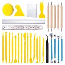 10pcs/lot Clay Sculpting Set Wax Carving Pottery Tools Shapers Polymer  Modeling DIY Carving tool Safe