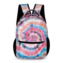 Mondxflaur Retro Tie Dye Backpacks for School Kids Teen Lightweight 16.2inch - $34.99