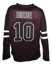 Any Name Number Mystery Alaska Movie Hockey Jersey Brown Biebe Any Size image 5